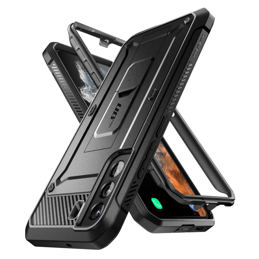 Custodia per Samsung Galaxy S22+ 5G S906, Supcase, Unicorn Beetle Pro, Nera