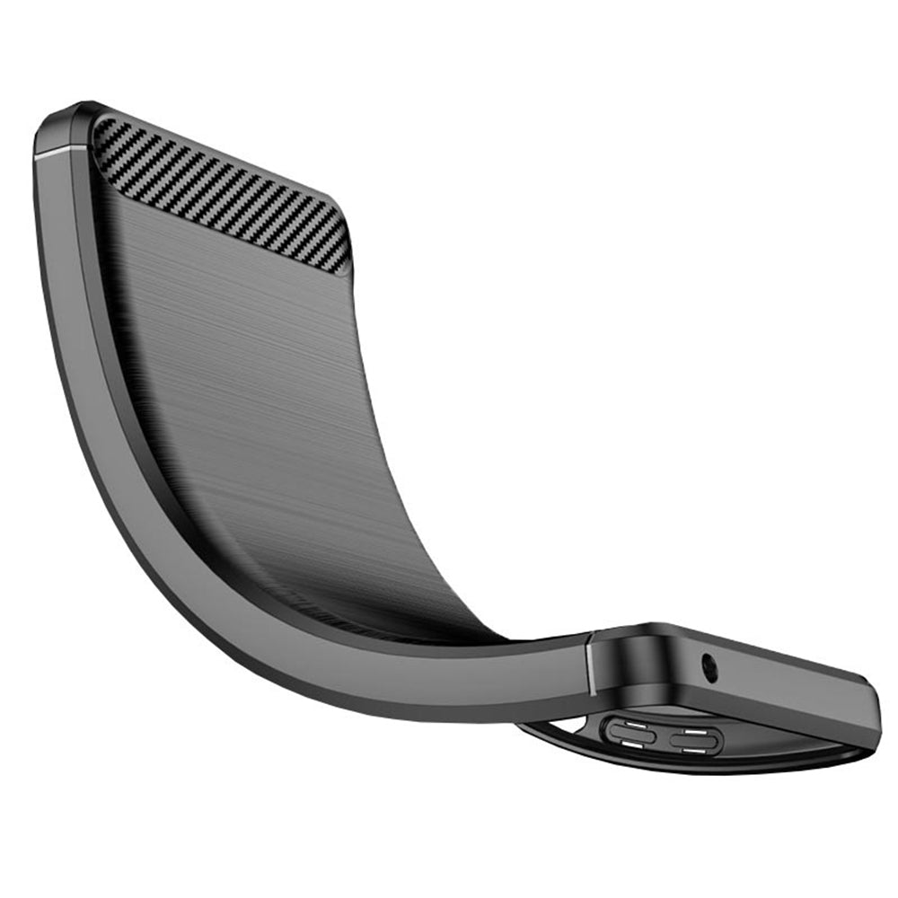 Custodia per Samsung Galaxy S22+ 5G S906, Techsuit, Carbonio, Nera