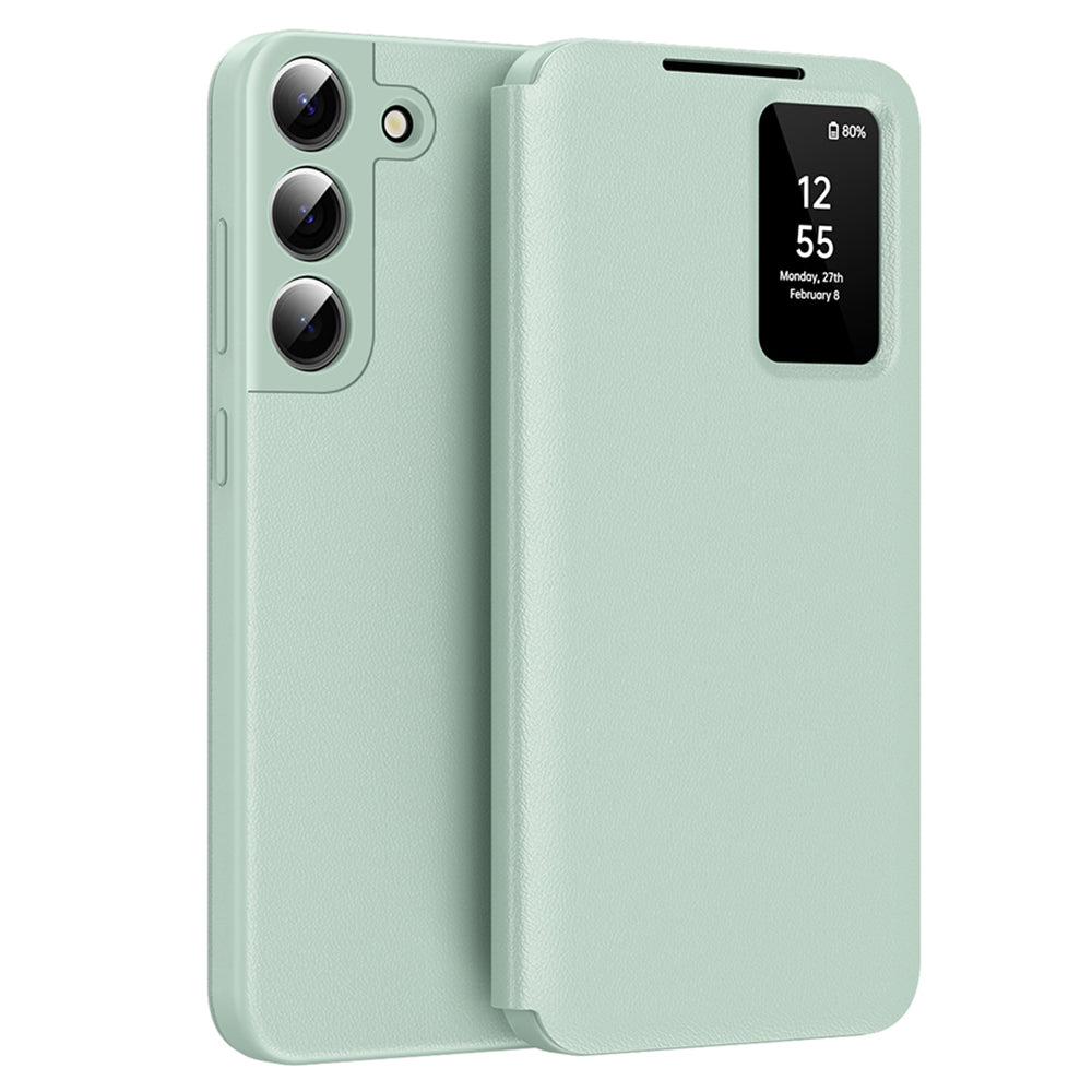 Custodia per Samsung Galaxy S22+ 5G S906, Techsuit, SmartView, Verde