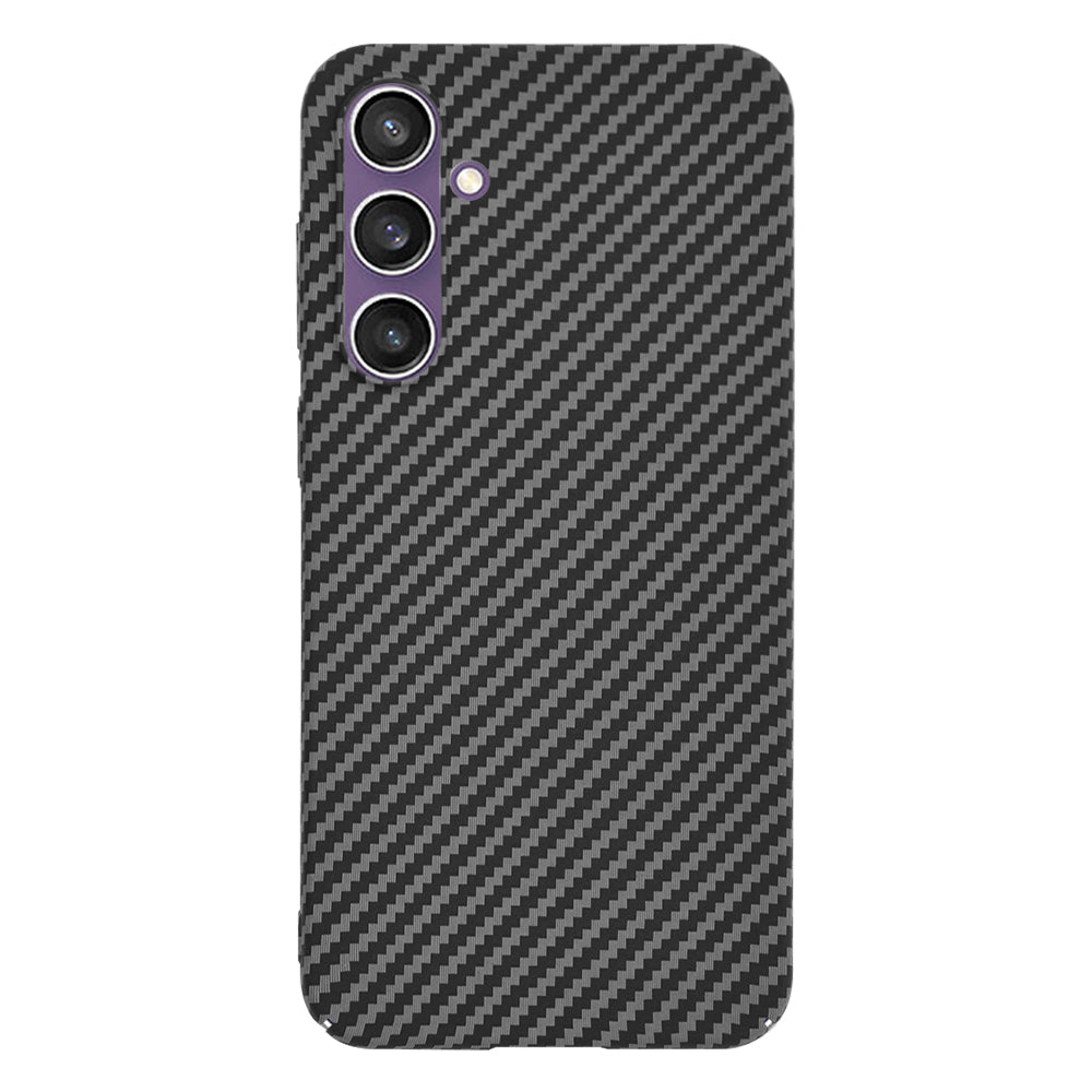 Custodia per Samsung Galaxy S23 FE S711, Techsuit, Carbonite FiberShell, Nera