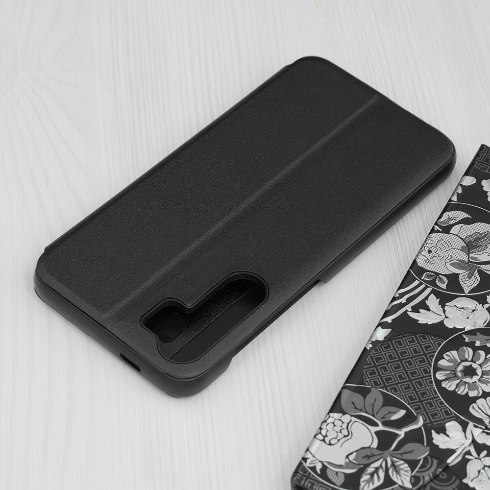 Custodia per Samsung Galaxy S23 FE S711, Techsuit, eFold, Nera