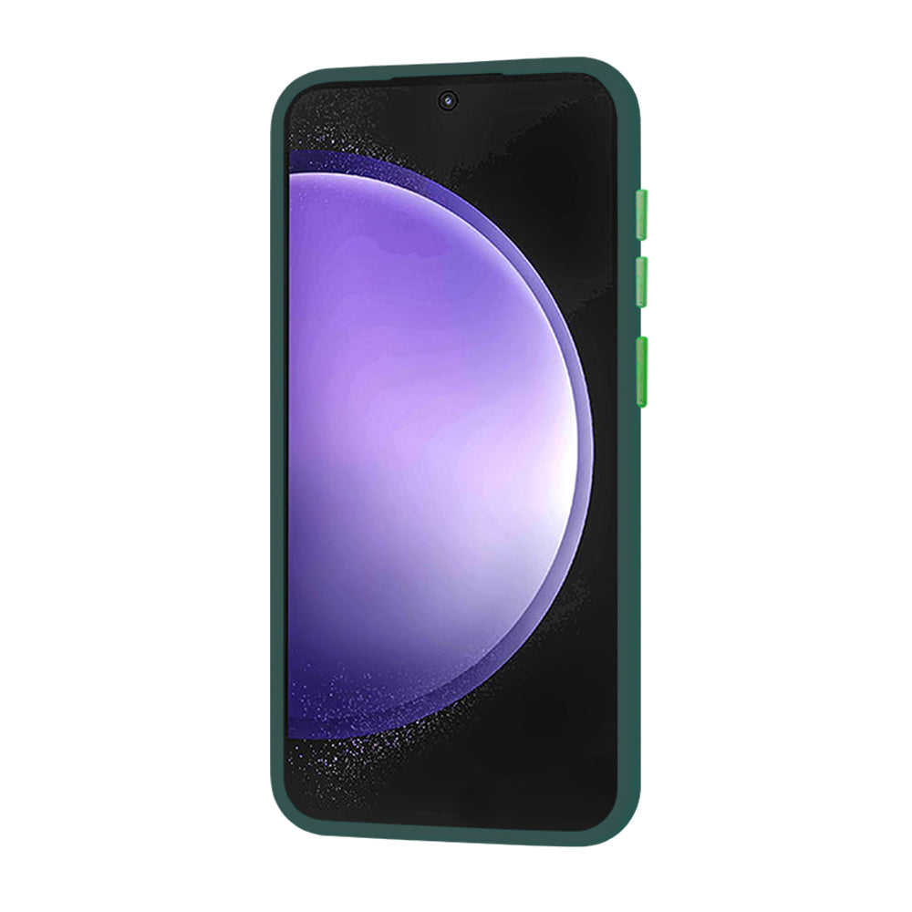 Custodia per Samsung Galaxy S23 FE S711, Techsuit, HaloFrost, Verde