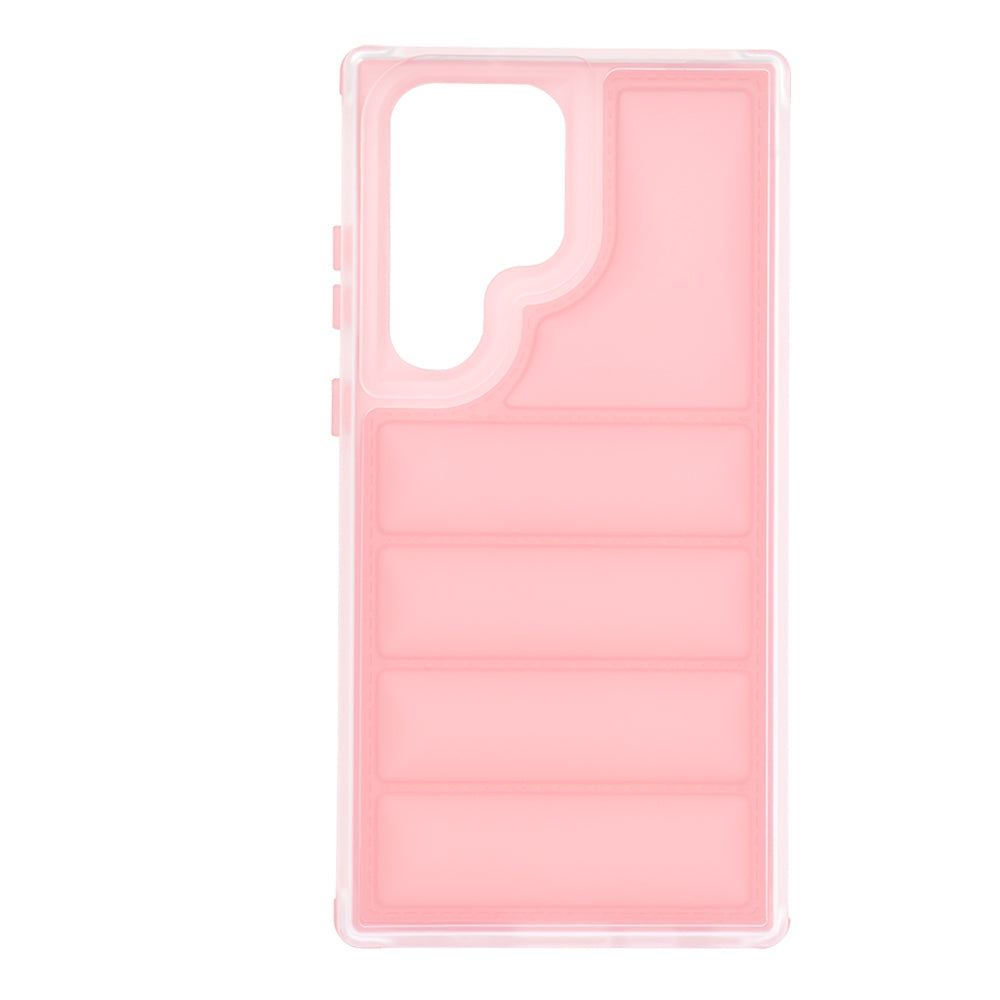 Custodia per Samsung Galaxy S23 FE S711, Techsuit, Wave Shield, Rosa