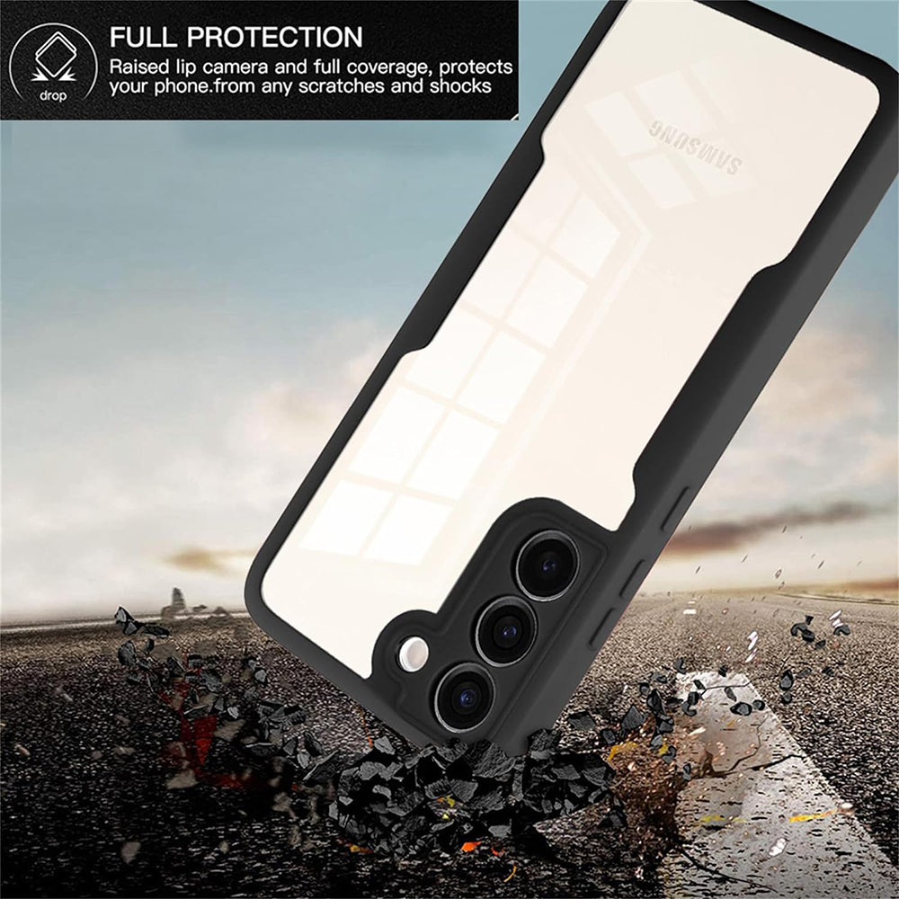 Custodia per Samsung Galaxy S23+ S916, Techsuit, ColorVerse 360, Blu