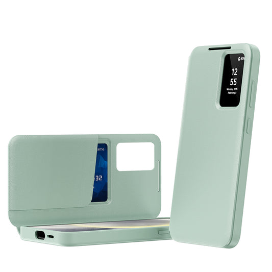 Custodia per Samsung Galaxy S23+ S916, Techsuit, SmartView, Verde
