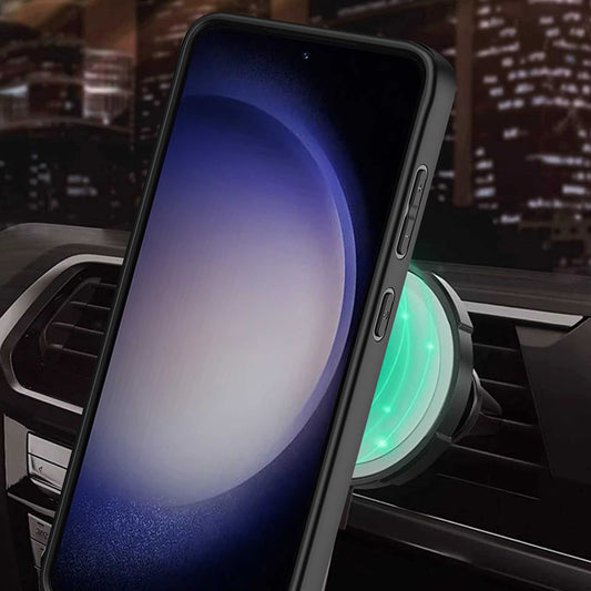 Custodia per Samsung Galaxy S23 S911, Techsuit, RuggedCam, Nera