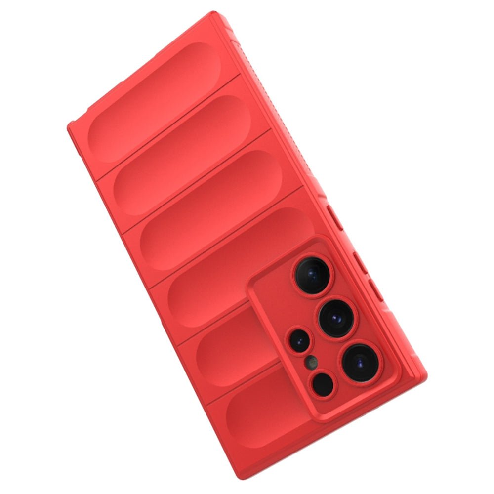 Custodia per Samsung Galaxy S23 Ultra S918, Techsuit, Magic Shield, Rossa