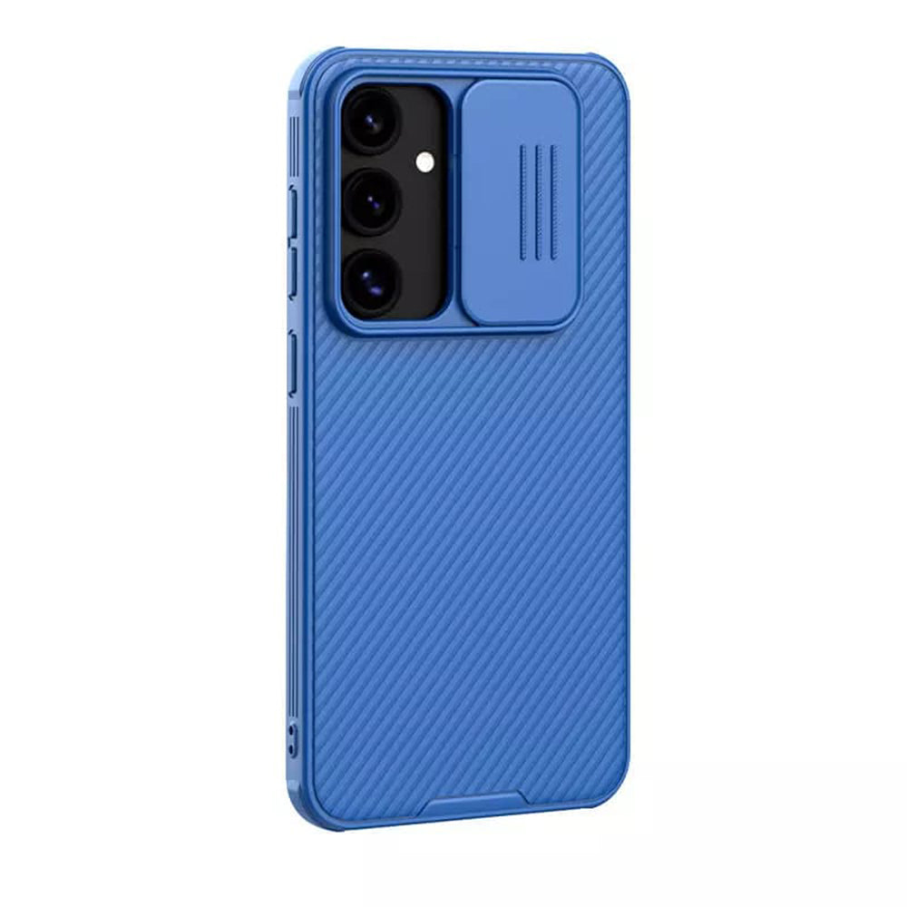 Custodia per Samsung Galaxy S24 FE S721, Nillkin, CamShield Pro, Blu