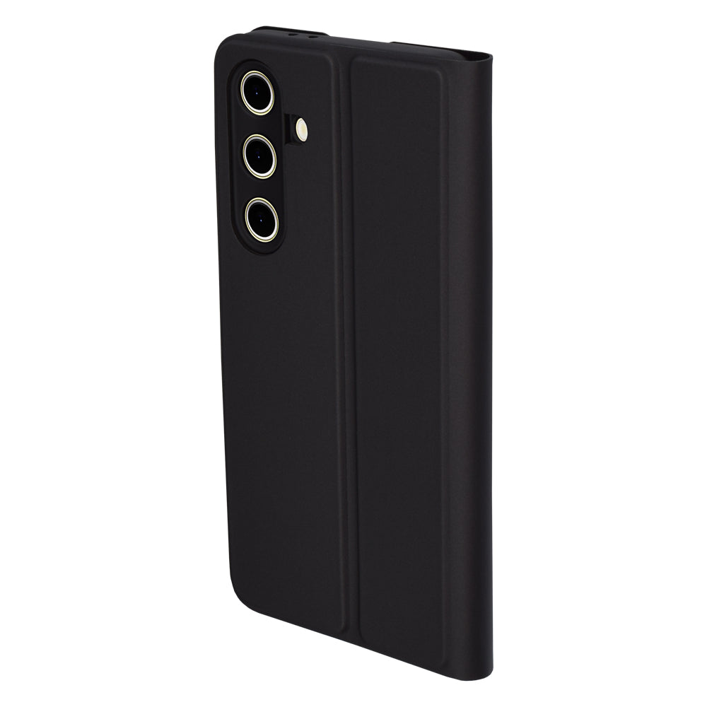 Custodia per Samsung Galaxy S24 FE S721, Techsuit, Magskin Book, Nera