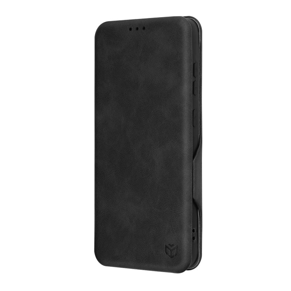 Custodia per Samsung Galaxy S24 FE S721, Techsuit, Safe Wallet Plus, Nera