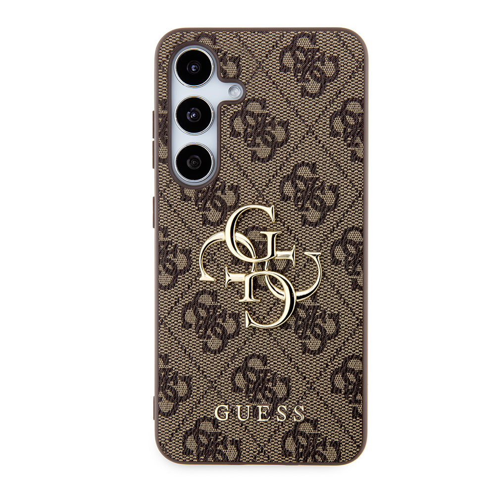 Case for Samsung Galaxy S24+ S926, Guess, 4G Big Logo, Brown