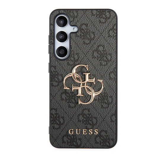 Custodia per Samsung Galaxy S24+ S926, Guess, 4G Big Logo, Nera