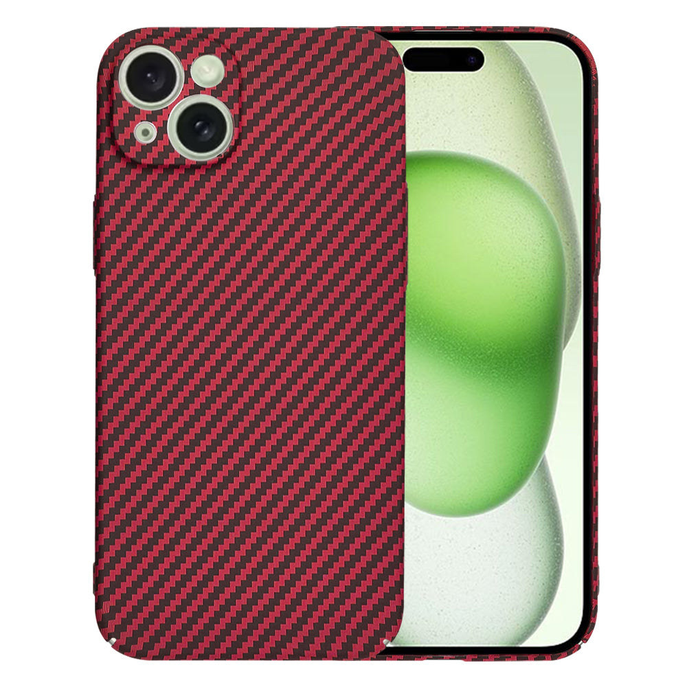 Custodia per Samsung Galaxy S24+ S926, Techsuit, Carbonite FiberShell, Rossa