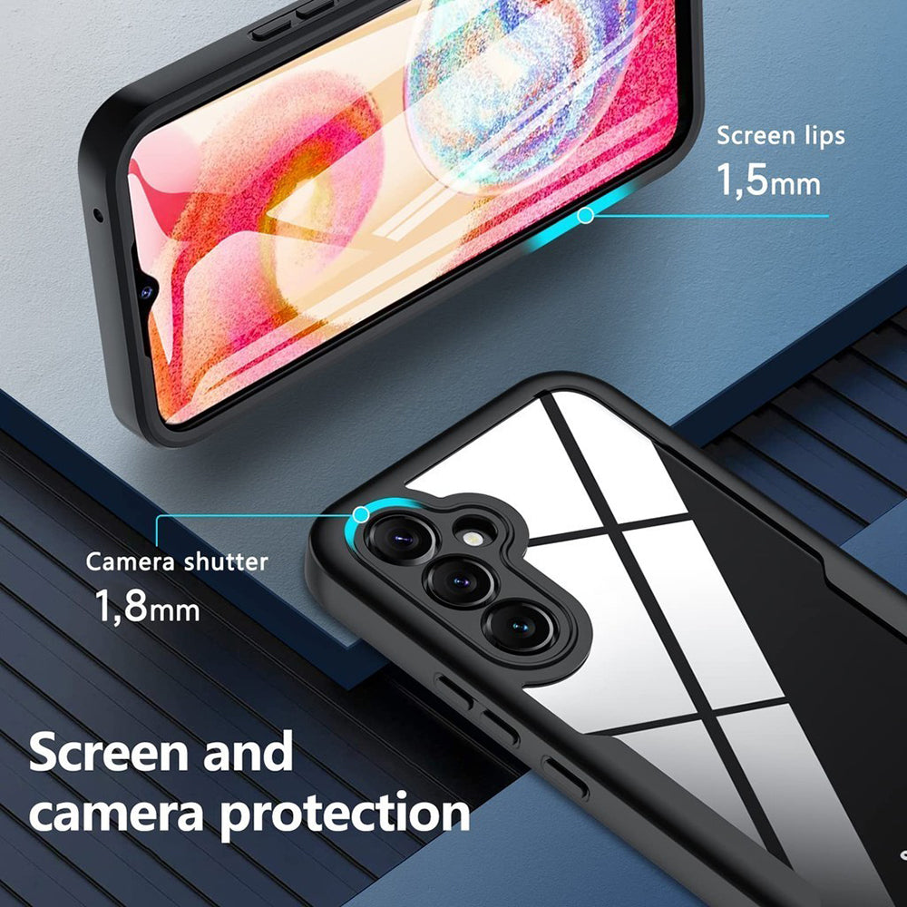 Custodia per Samsung Galaxy S24+ S926, Techsuit, ColorVerse 360, Blu