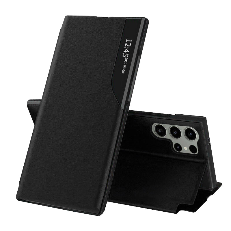 Custodia per Samsung Galaxy S24 Ultra S928, Techsuit, eFold, Nera