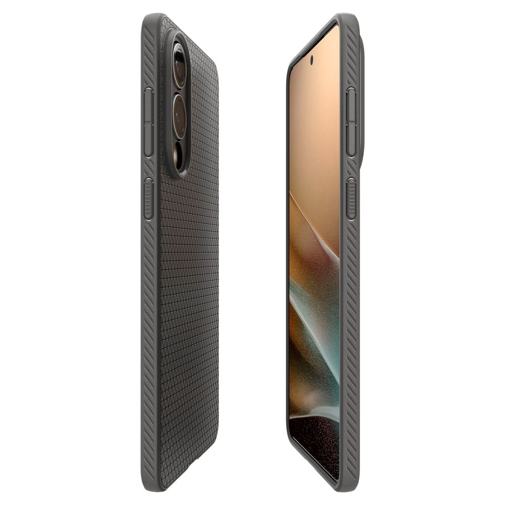 Custodia per Samsung Galaxy S25 Edge S937, Spigen, Liquid Air, Grigio
