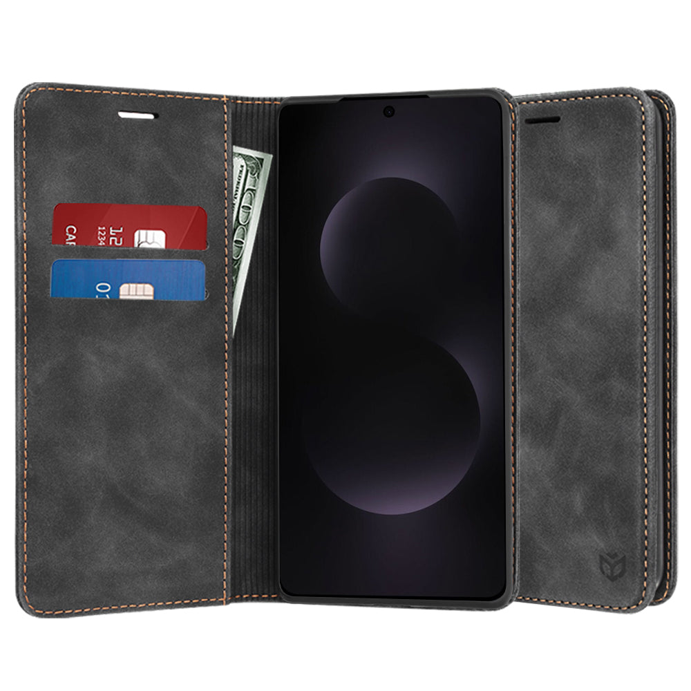 Custodia per Samsung Galaxy S25 Edge S937, Techsuit, Confy, Nera