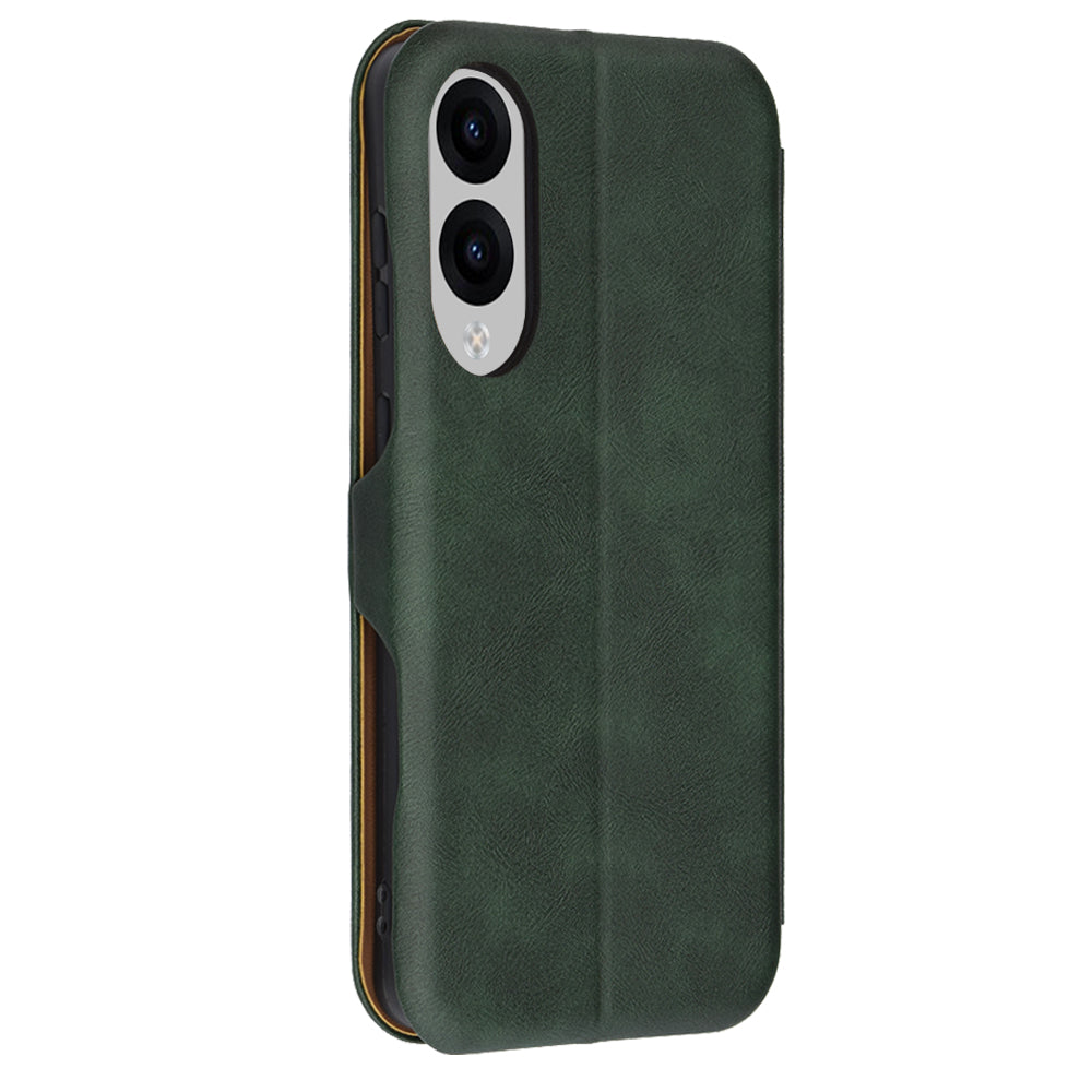 Custodia per Samsung Galaxy S25 Edge S937, Techsuit, Safe Wallet Plus, Verde
