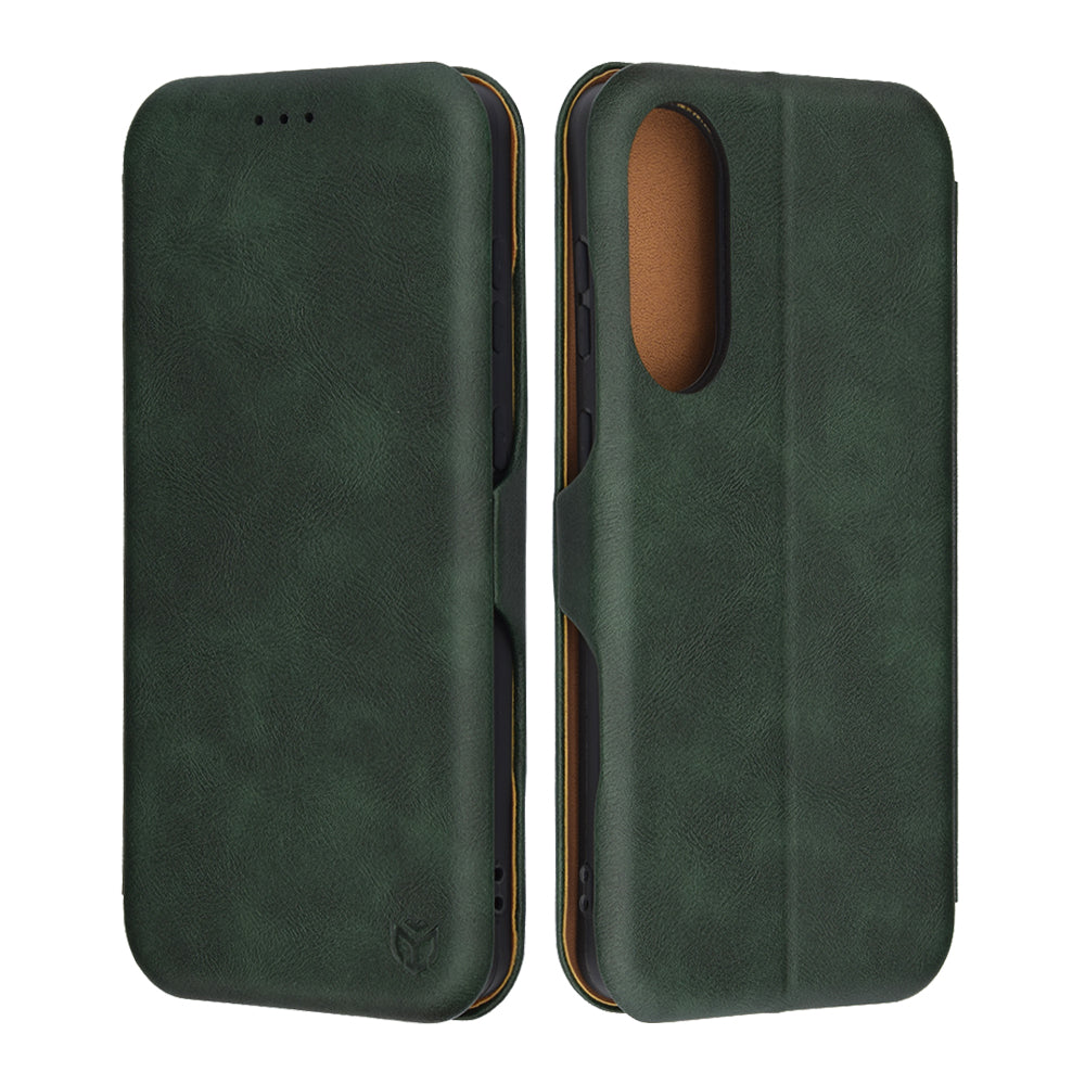 Custodia per Samsung Galaxy S25 Edge S937, Techsuit, Safe Wallet Plus, Verde