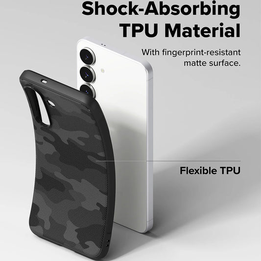 Custodia per Samsung Galaxy S25 FE, Ringke, Onyx, Camouflage