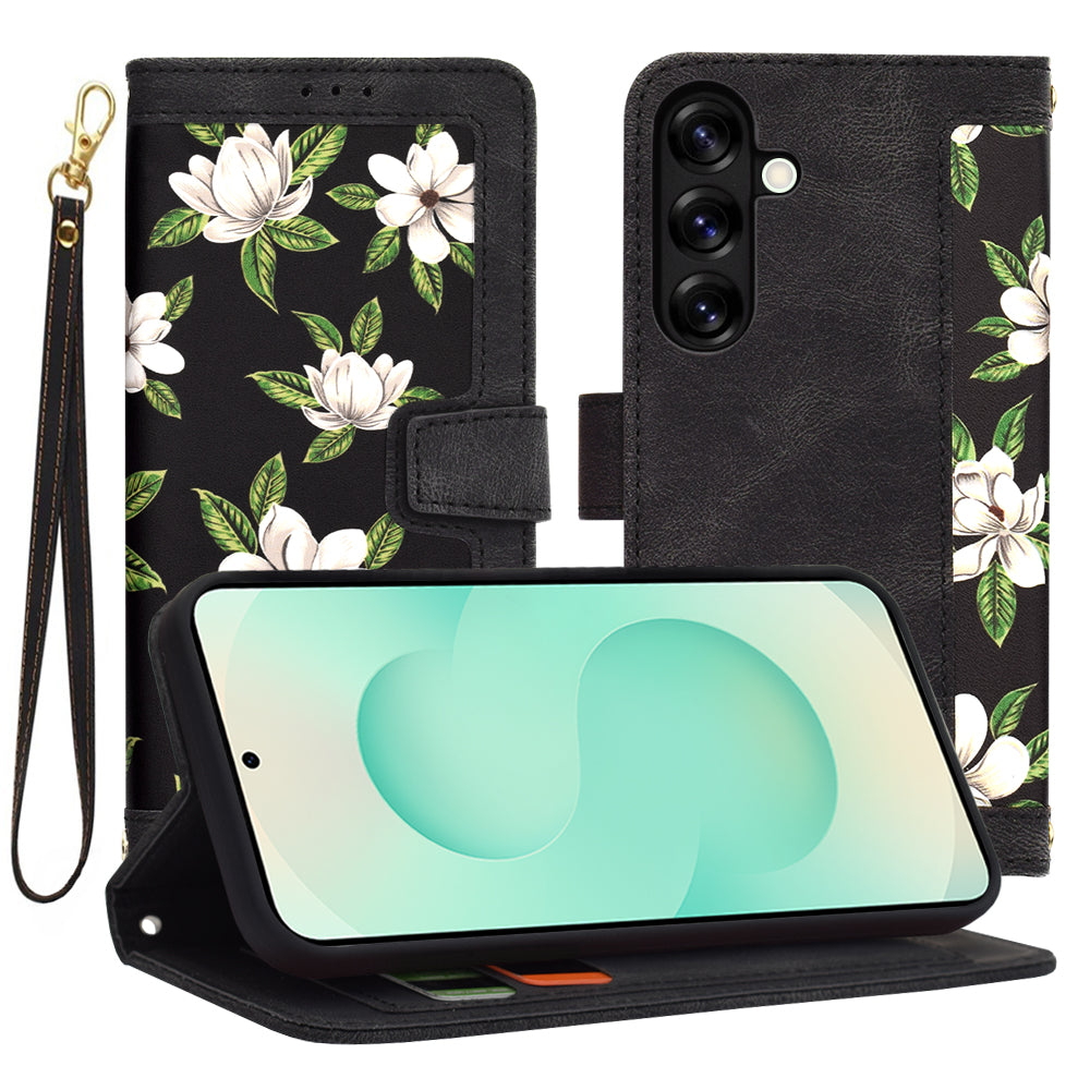 Custodia per Samsung Galaxy S25+ S936, Techsuit, FlipCraft, Nera