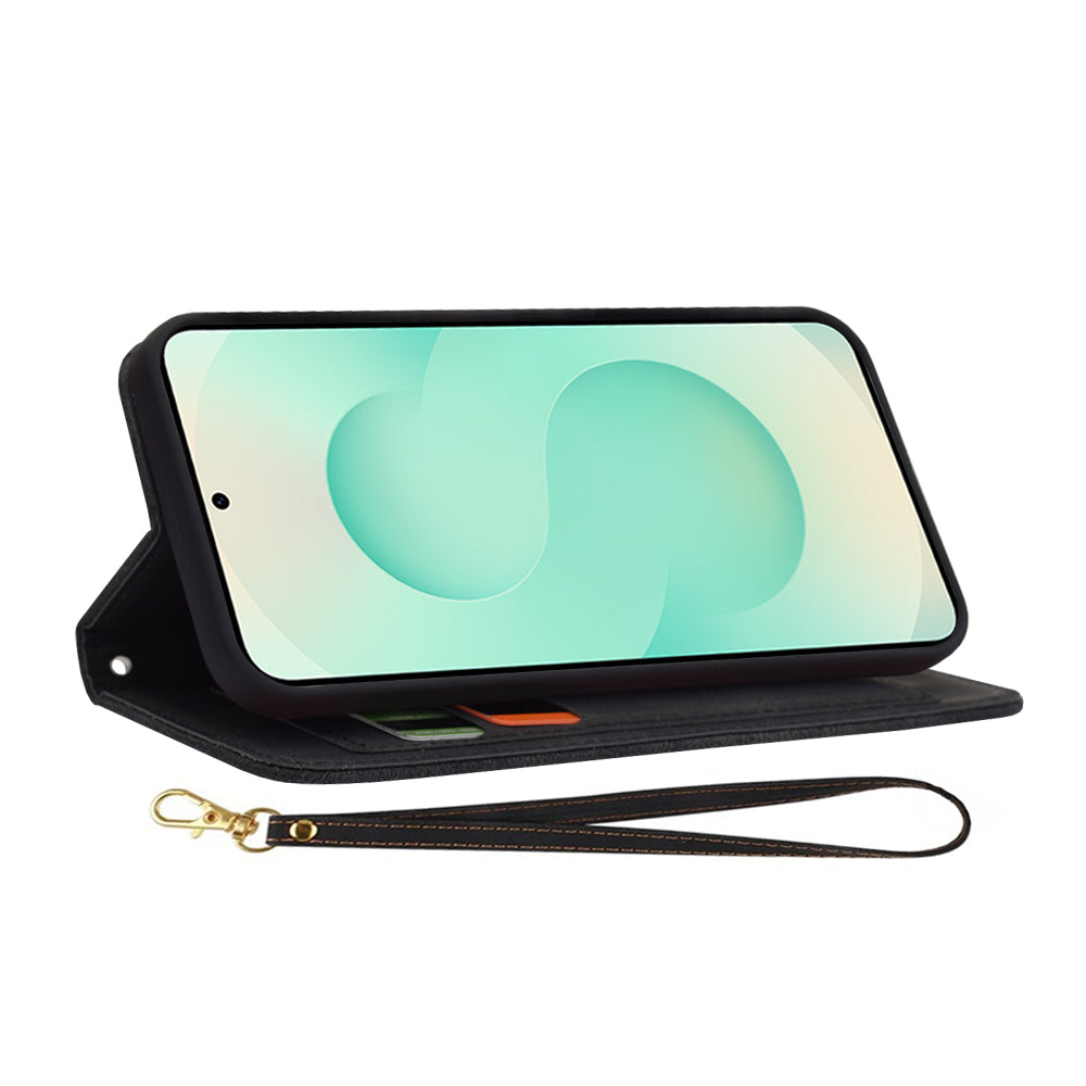 Custodia per Samsung Galaxy S25+ S936, Techsuit, FlipCraft, Nera