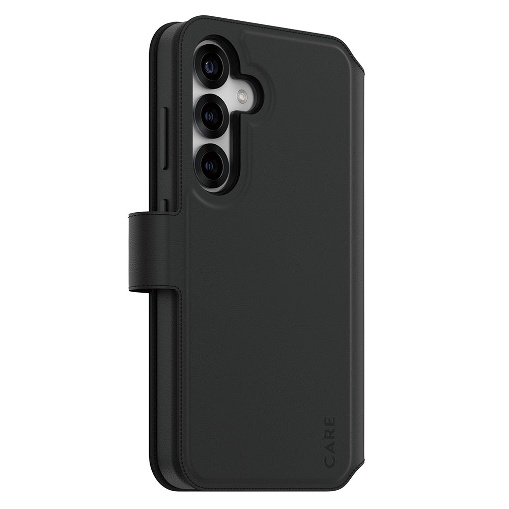 Custodia per Samsung Galaxy S25 S931, PanzerGlass, Care Feature Tango Two-in-One, Nera