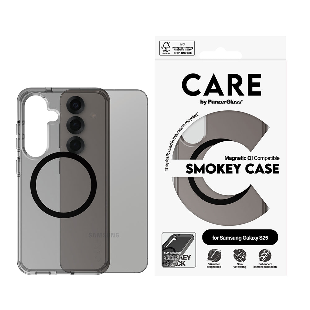 Custodia per Samsung Galaxy S25 S931, PanzerGlass, Care Urban Combat, Nera
