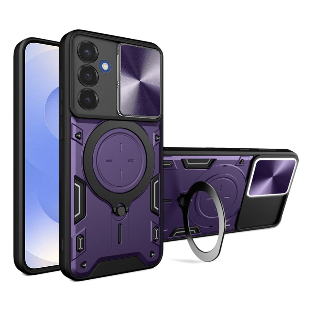 Custodia per Samsung Galaxy S25 S931, Techsuit, CamGuard Pro, Viola