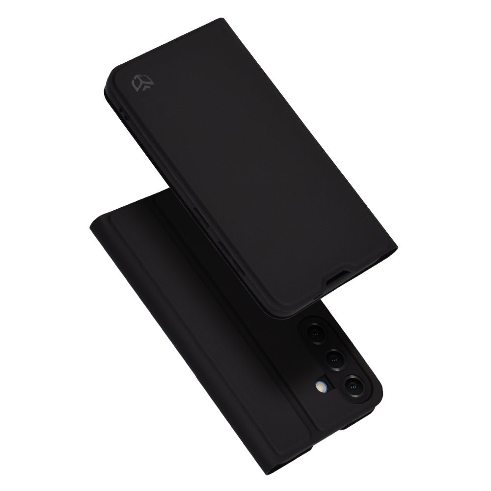 Custodia per Samsung Galaxy S25 S931, Techsuit, Magskin Book, Nera