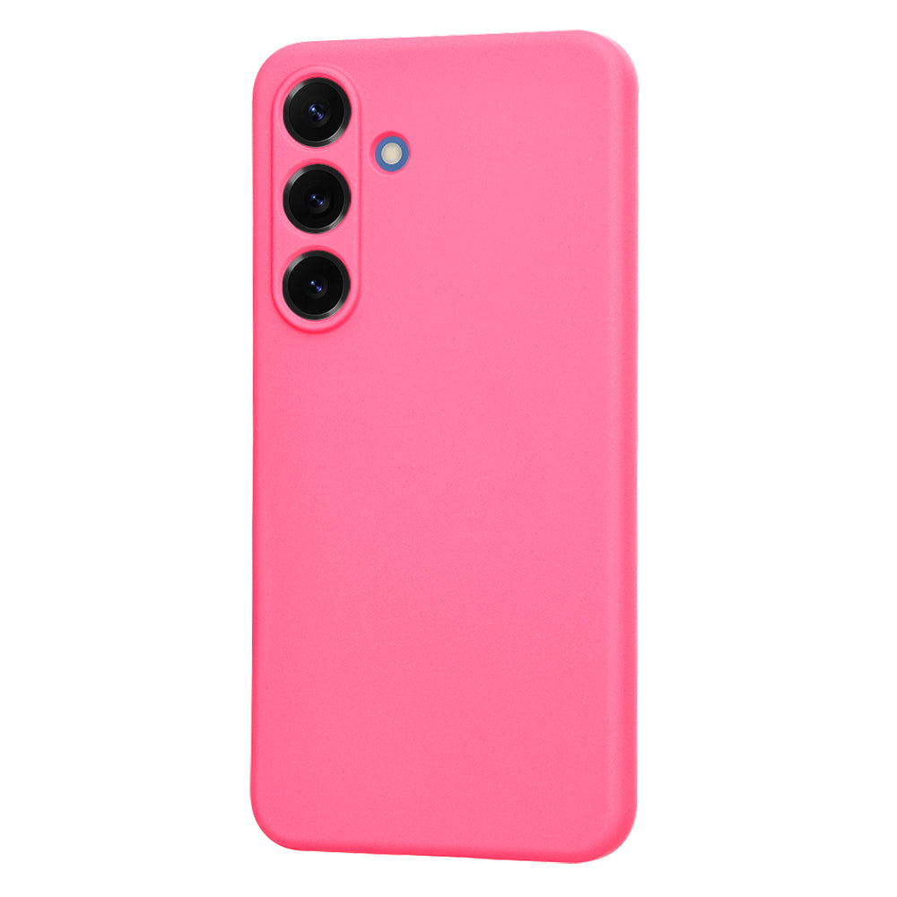 Custodia per Samsung Galaxy S25 S931, Techsuit, SoftFlex, Rosa Scuro