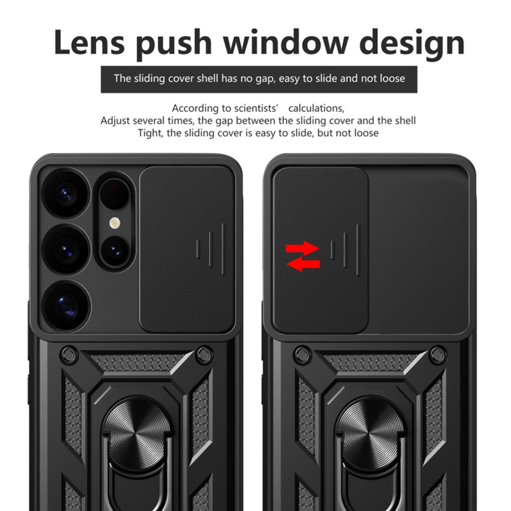 Custodia per Samsung Galaxy S25 Ultra S938, Techsuit, CamShield, Verde