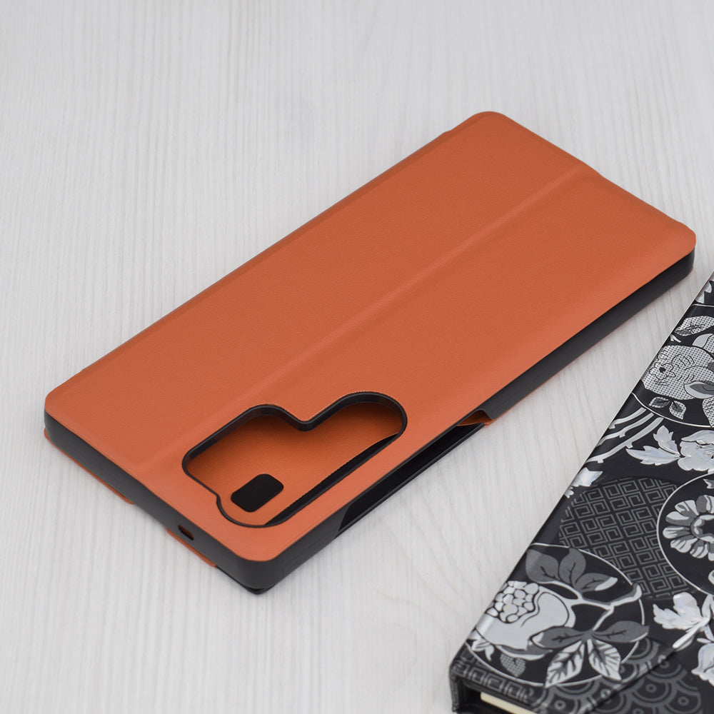 Custodia per Samsung Galaxy S25 Ultra S938, Techsuit, eFold, Arancione