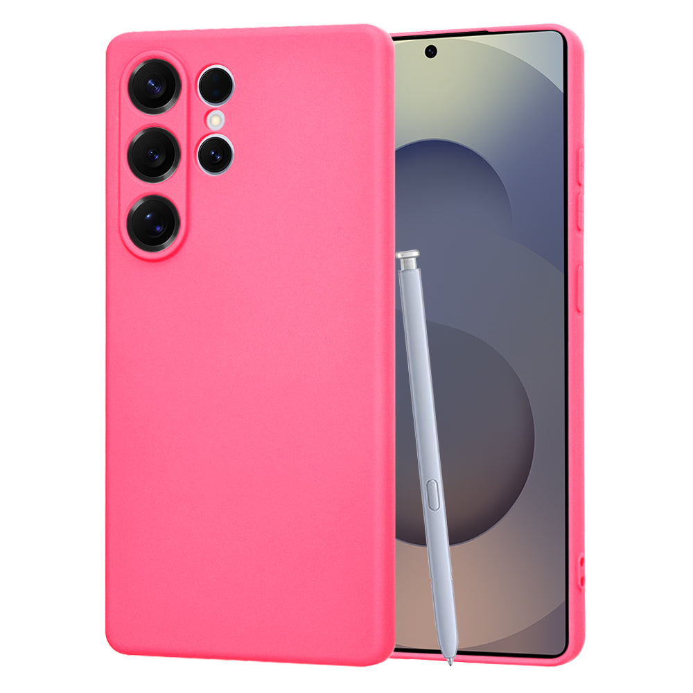 Custodia per Samsung Galaxy S25 Ultra S938, Techsuit, SoftFlex, Rosa Scuro