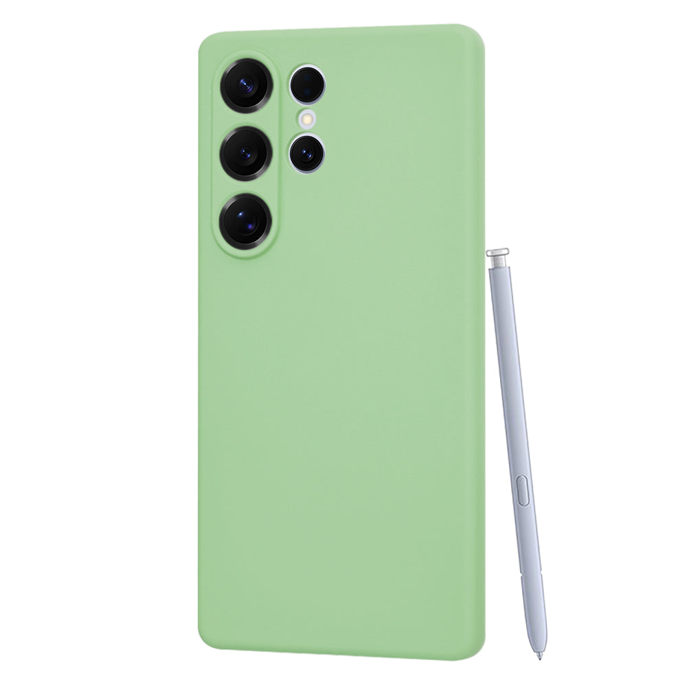 Custodia per Samsung Galaxy S25 Ultra S938, Techsuit, SoftFlex, Verde Chiaro