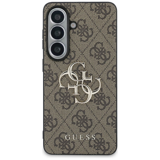 Custodia per Samsung Galaxy S26 Plus S947, Guess, 4G Big Logo, Marrone