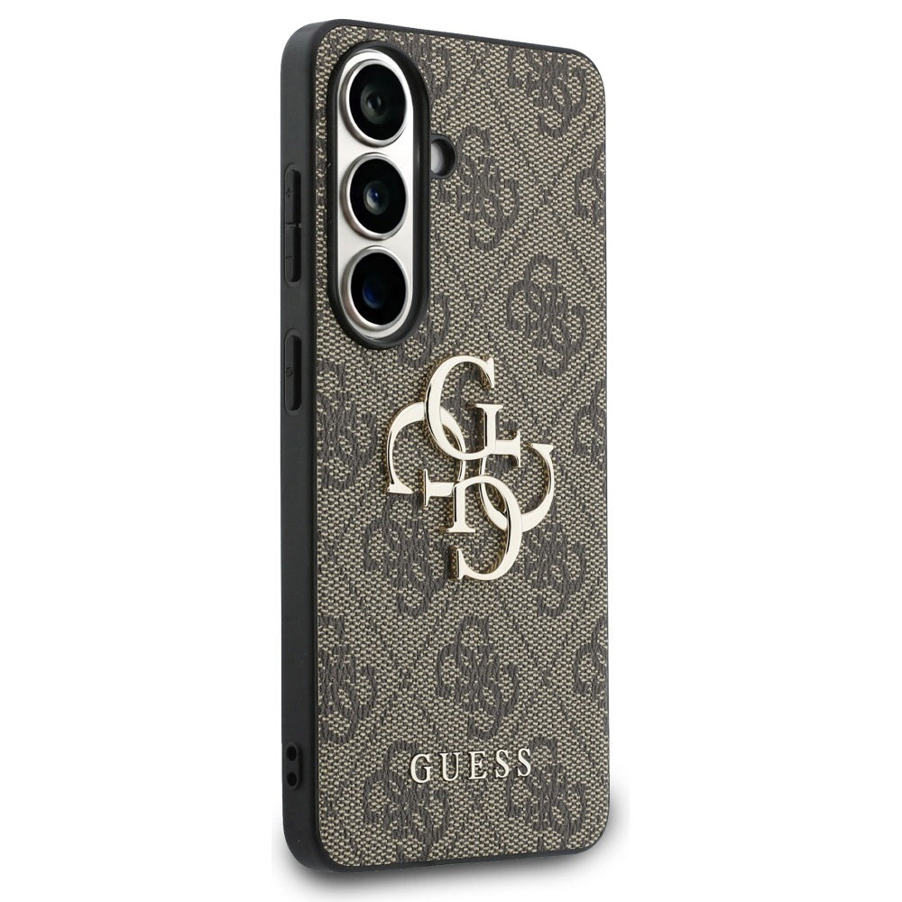 Custodia per Samsung Galaxy S26 Plus S947, Guess, 4G Big Logo, Marrone