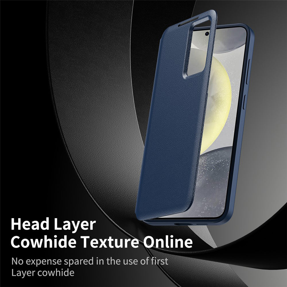 Custodia per Samsung Galaxy S26 Plus S947, Techsuit, SmartView, Blu