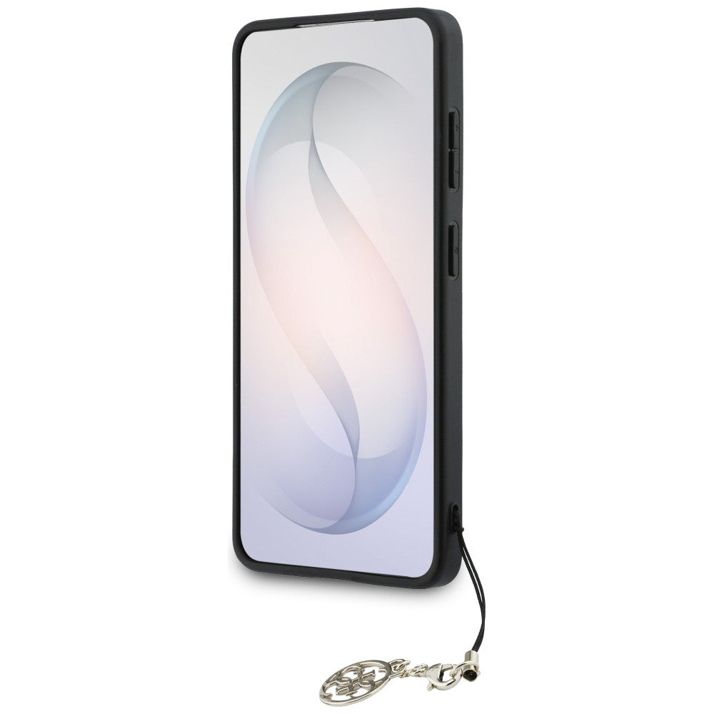 Custodia per Samsung Galaxy S26 S942, Guess, 4G Classic Logo Charm, Nera