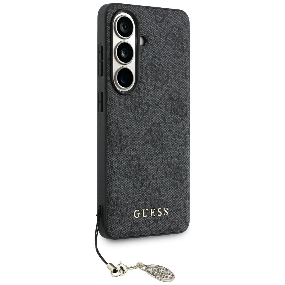 Custodia per Samsung Galaxy S26 S942, Guess, 4G Classic Logo Charm, Nera