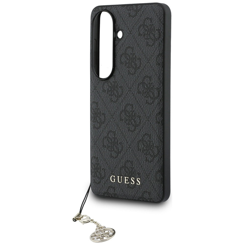 Custodia per Samsung Galaxy S26 S942, Guess, 4G Classic Logo Charm, Nera