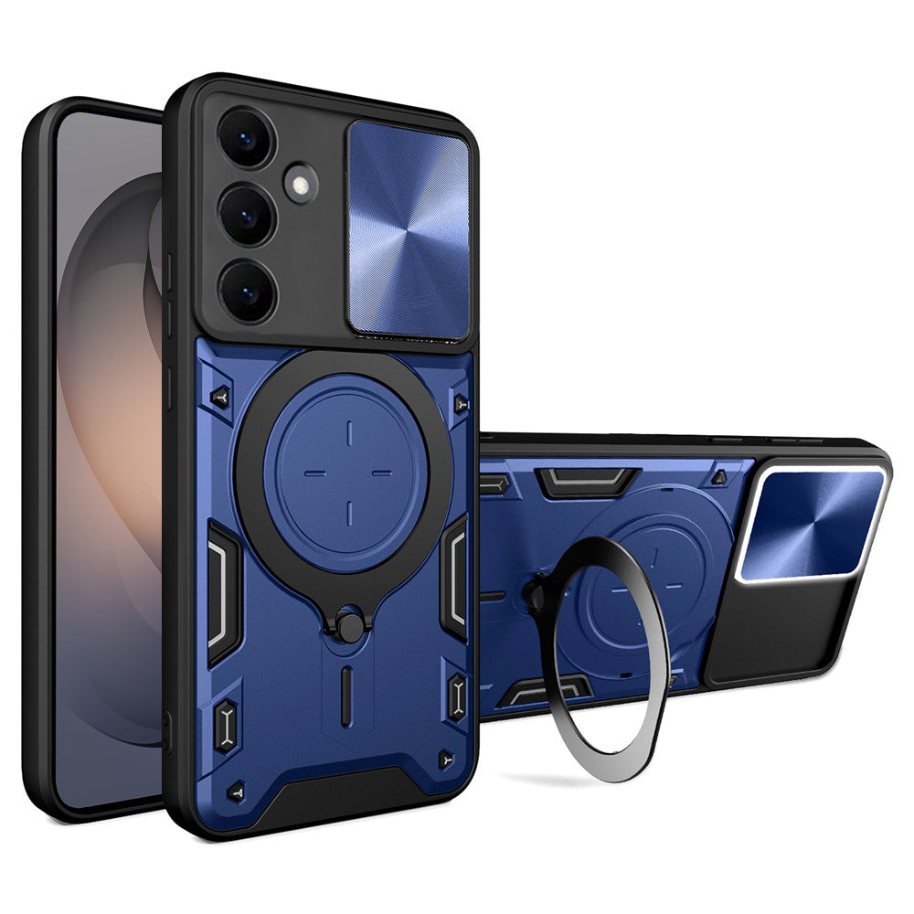 Custodia per Samsung Galaxy S26 S942, Techsuit, CamGuard Pro, Blu