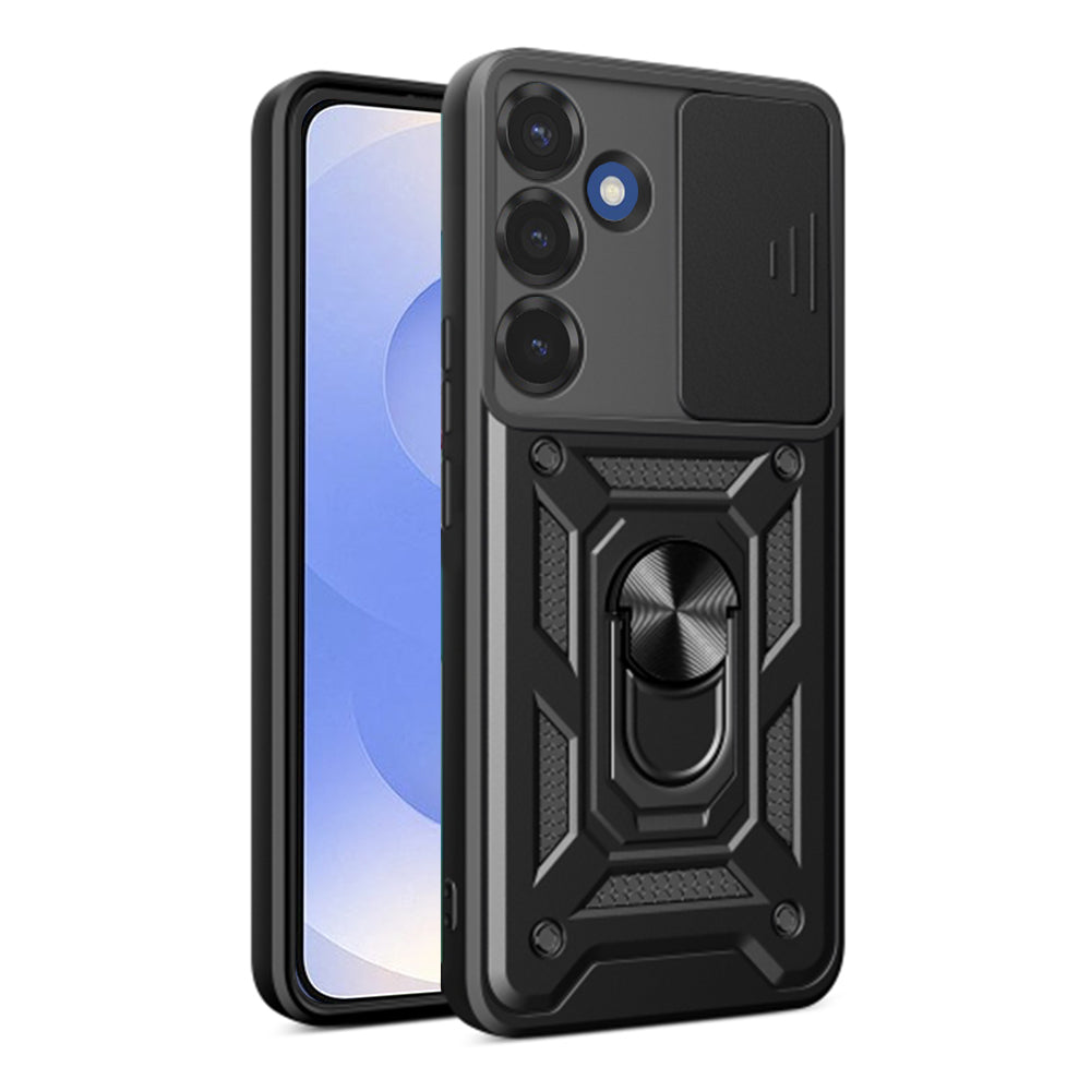 Custodia per Samsung Galaxy S26 S942, Techsuit, CamShield, Nera