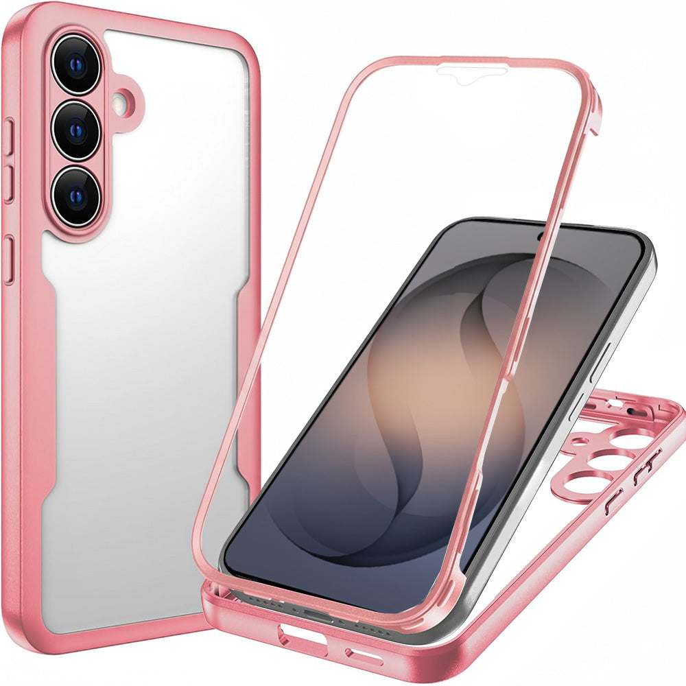 Custodia per Samsung Galaxy S26 S942, Techsuit, ColorVerse 360, Rosa
