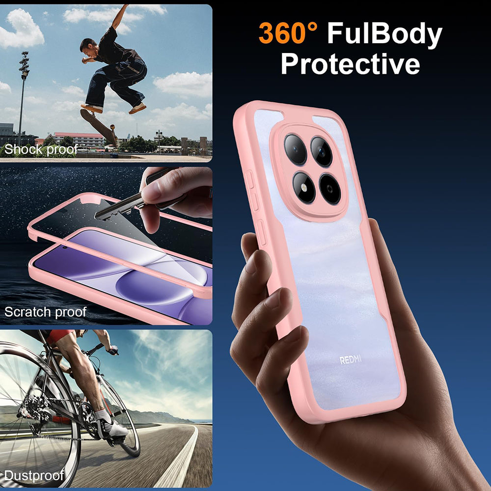 Custodia per Samsung Galaxy S26 S942, Techsuit, ColorVerse 360, Rosa