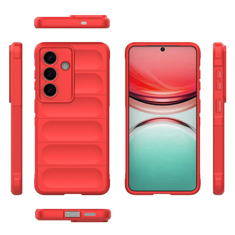 Custodia per Samsung Galaxy S26 S942, Techsuit, Magic Shield, Rossa