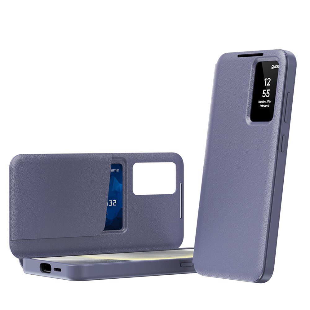 Custodia per Samsung Galaxy S26 S942, Techsuit, SmartView, Viola