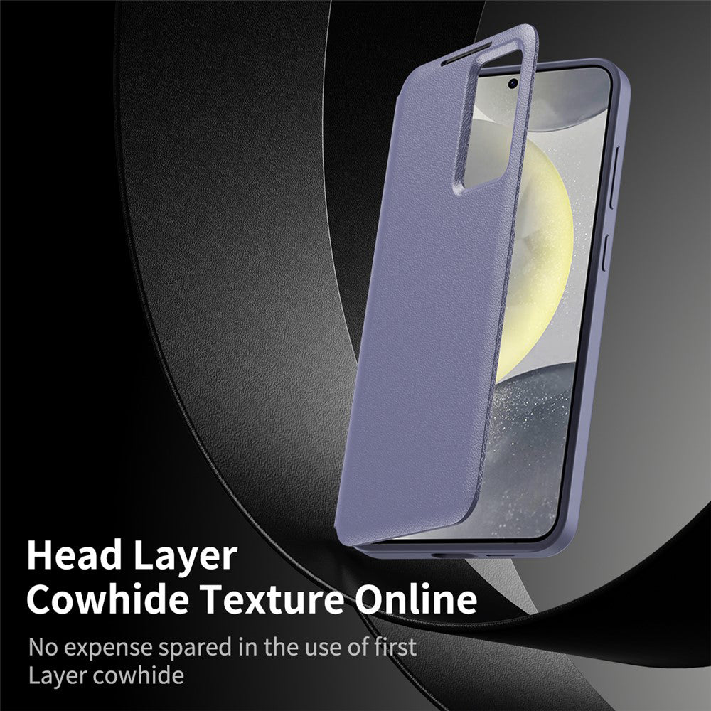 Custodia per Samsung Galaxy S26 S942, Techsuit, SmartView, Viola