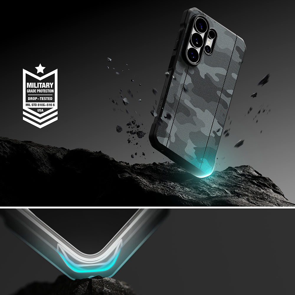 Custodia per Samsung Galaxy S26 Ultra S948, Ringke, Onyx A, Camuffamento