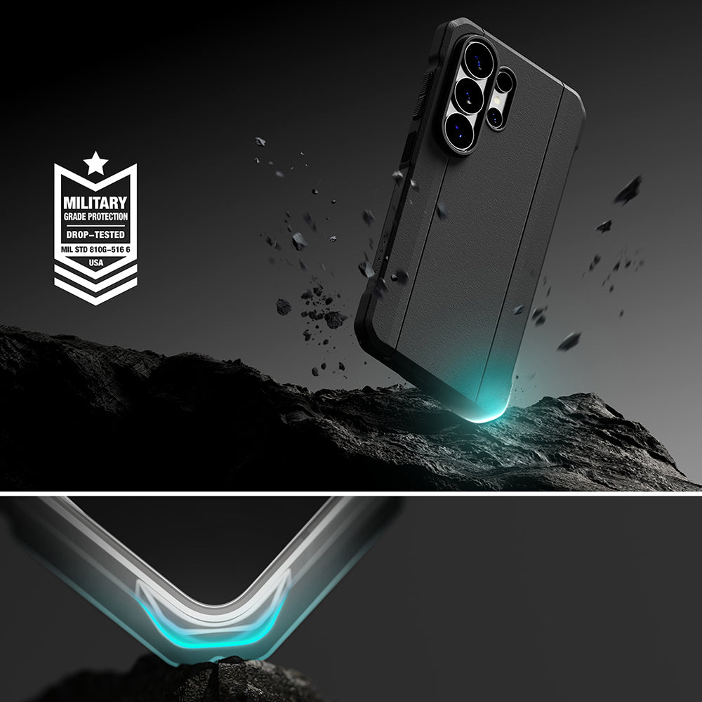 Custodia per Samsung Galaxy S26 Ultra S948, Ringke, Onyx A, Nera